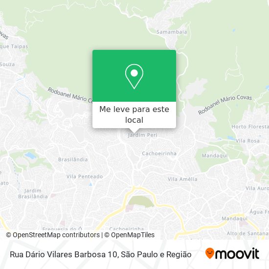 Rua Dário Vilares Barbosa 10 mapa