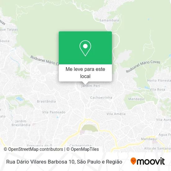 Rua Dário Vilares Barbosa 10 mapa