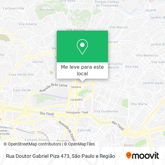 Rua Doutor Gabriel Piza 473 mapa