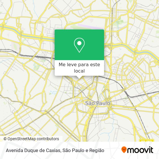 Avenida Duque de Caxias mapa