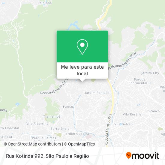 Rua Kotinda 992 mapa