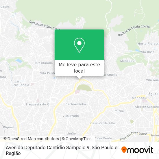 Avenida Deputado Cantidio Sampaio 9 mapa
