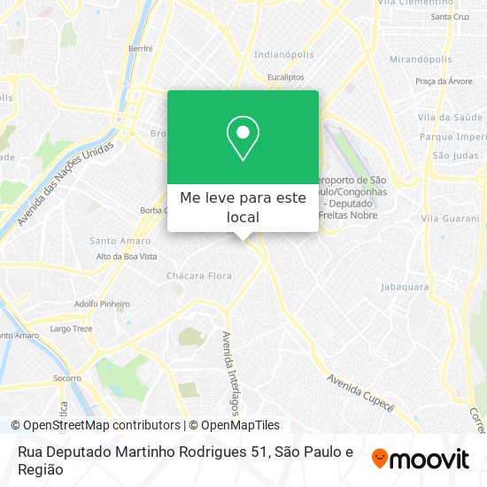 Rua Deputado Martinho Rodrigues 51 mapa