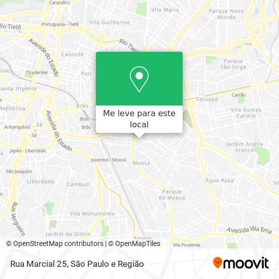 Rua Marcial 25 mapa