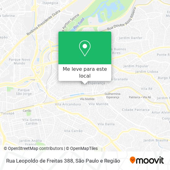 Rua Leopoldo de Freitas 388 mapa