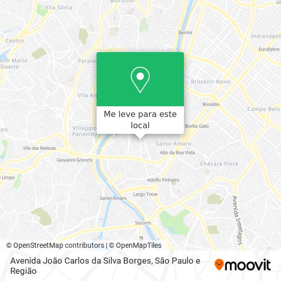 Avenida João Carlos da Silva Borges mapa