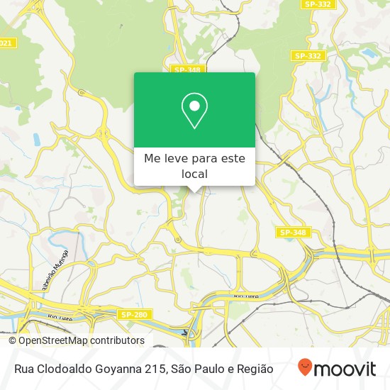 Rua Clodoaldo Goyanna 215 mapa
