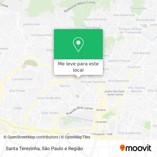 Santa Terezinha mapa
