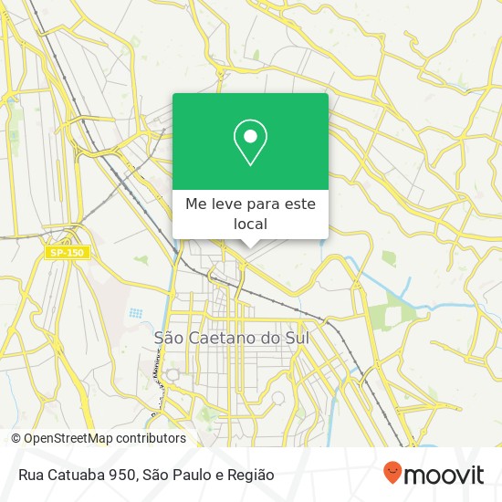 Rua Catuaba 950 mapa