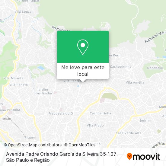Avenida Padre Orlando García da Silveira 35-107 mapa