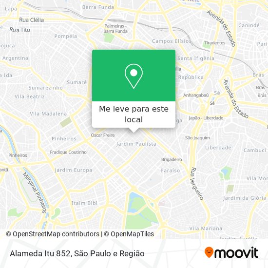 Alameda Itu 852 mapa