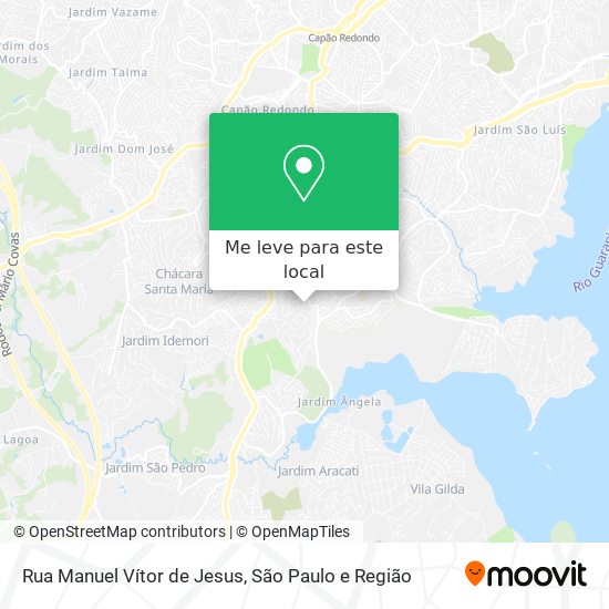 Rua Manuel Vítor de Jesus mapa