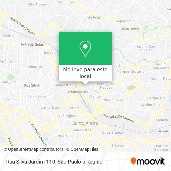 Rua Silva Jardim 110 mapa
