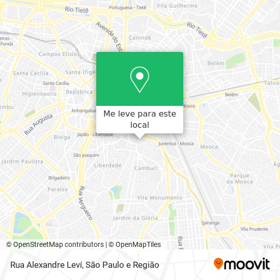 Rua Alexandre Leví mapa