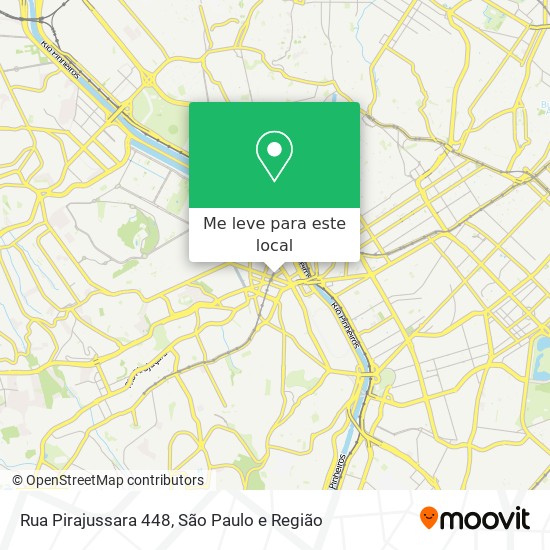 Rua Pirajussara 448 mapa