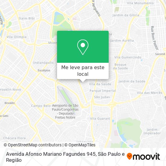 Avenida Afonso Mariano Fagundes 945 mapa