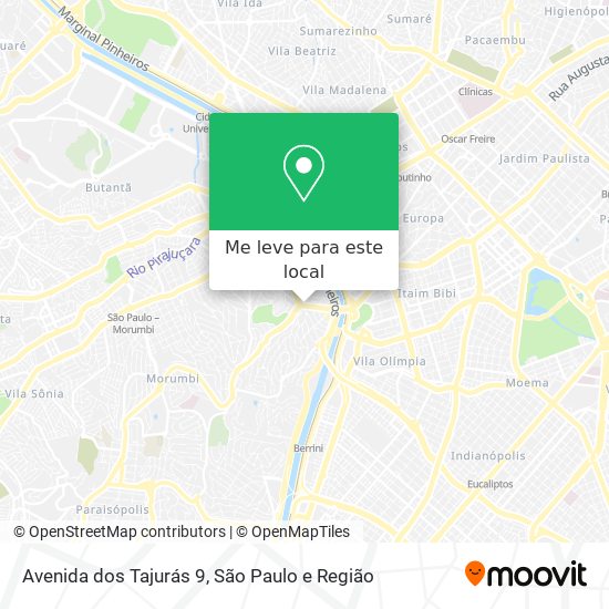 Avenida dos Tajurás 9 mapa
