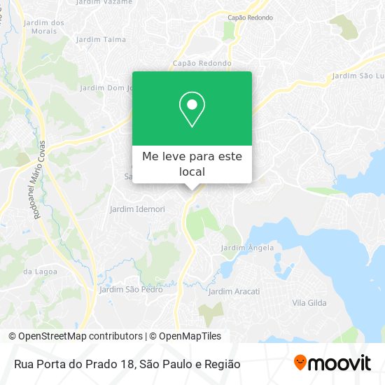 Rua Porta do Prado 18 mapa