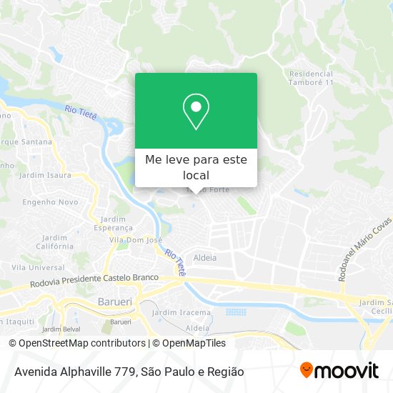 Avenida Alphaville 779 mapa