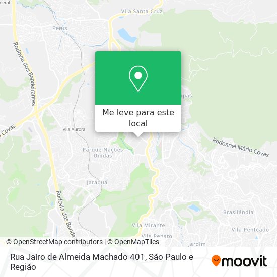 Rua Jaíro de Almeida Machado 401 mapa