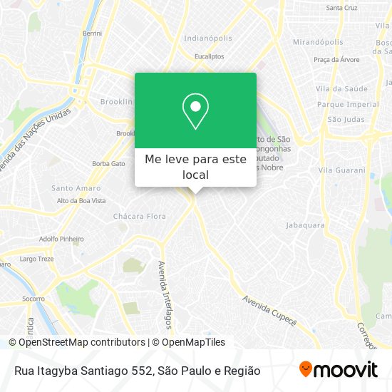 Rua Itagyba Santiago 552 mapa