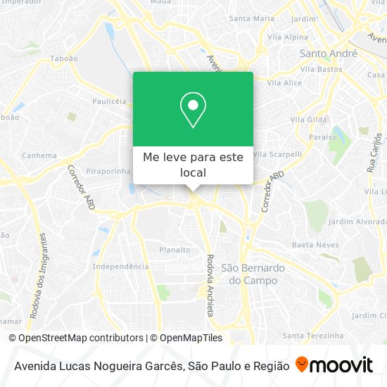 Avenida Lucas Nogueira Garcês mapa