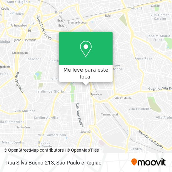 Rua Silva Bueno 213 mapa