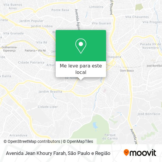 Avenida Jean Khoury Farah mapa