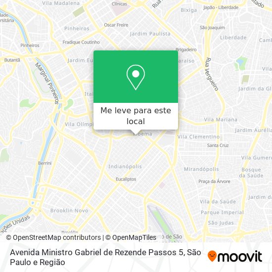 Avenida Ministro Gabriel de Rezende Passos 5 mapa