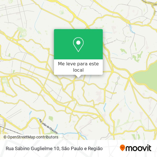 Rua Sábino Guglielme 10 mapa