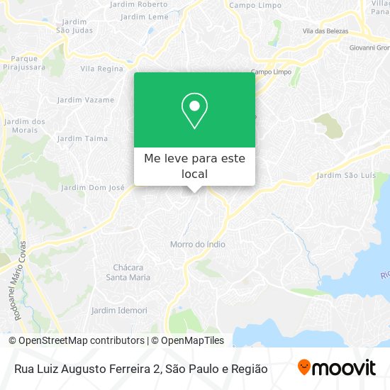 Rua Luiz Augusto Ferreira 2 mapa