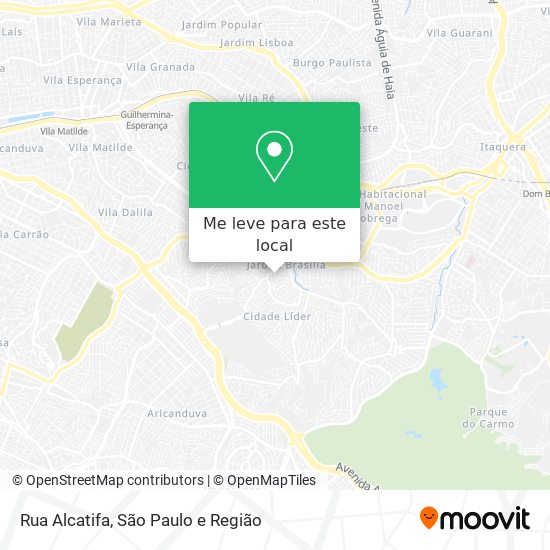 Rua Alcatifa mapa