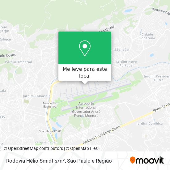 Rodovia Hélio Smidt s/nº mapa