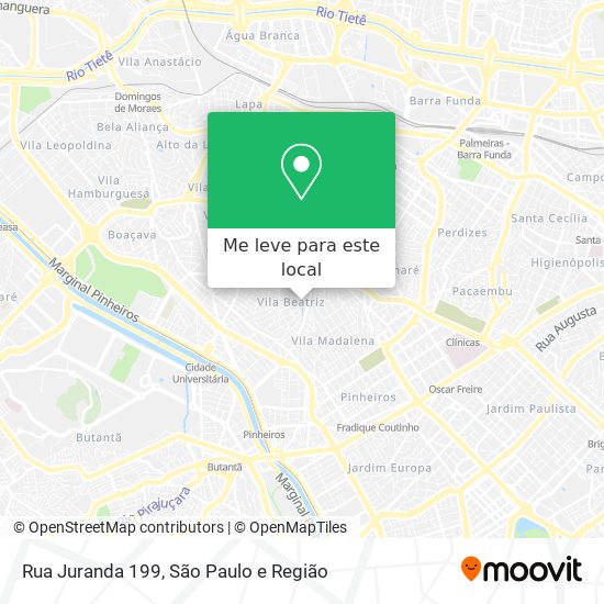 Rua Juranda 199 mapa