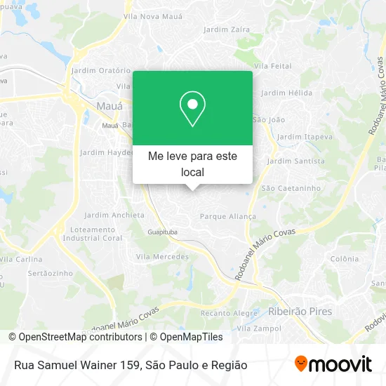 Rua Samuel Wainer 159 mapa