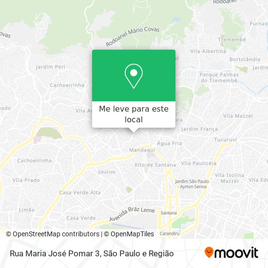 Rua Maria José Pomar 3 mapa