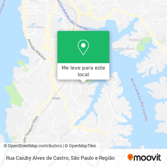 Rua Caiuby Alves de Castro mapa