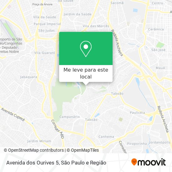 Avenida dos Ourives 5 mapa