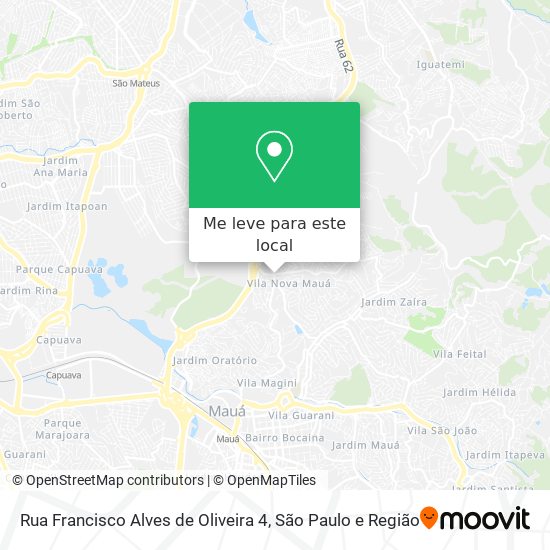 Rua Francisco Alves de Oliveira 4 mapa