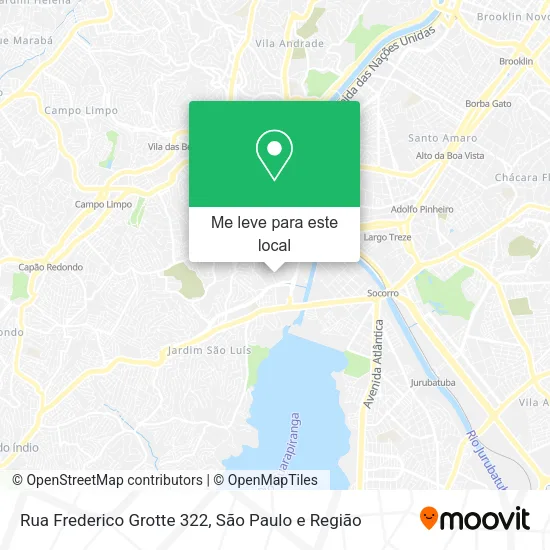 Rua Frederico Grotte 322 mapa