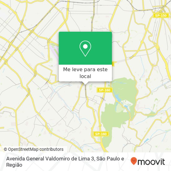 Avenida General Valdomiro de Lima 3 mapa