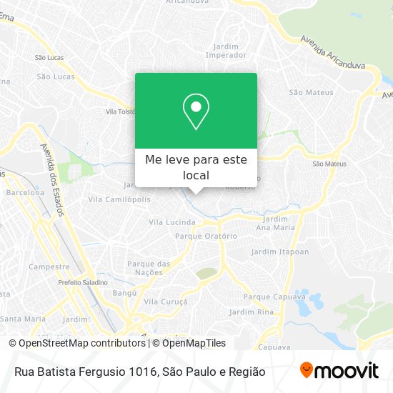 Rua Batista Fergusio 1016 mapa