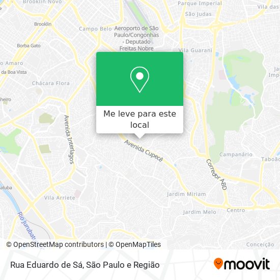 Rua Eduardo de Sá mapa