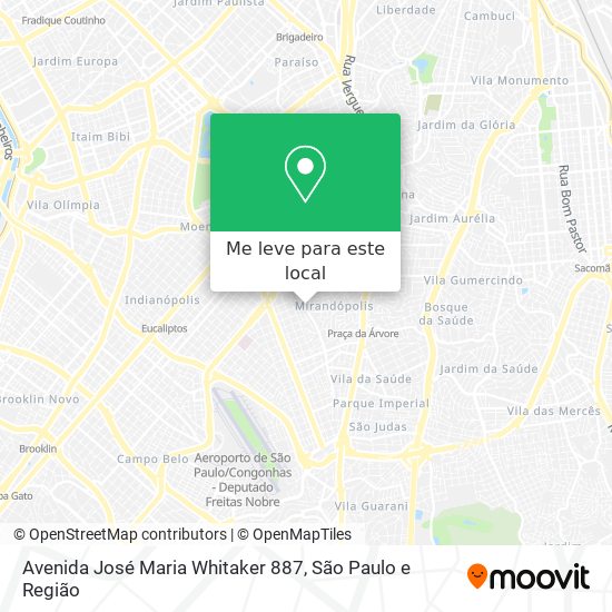 Avenida José Maria Whitaker 887 mapa