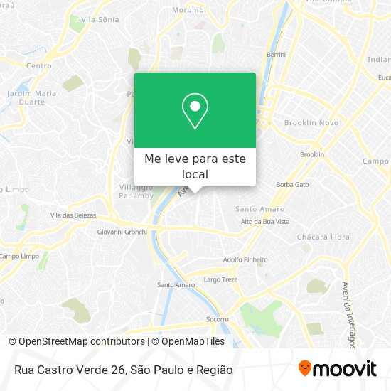 Rua Castro Verde 26 mapa
