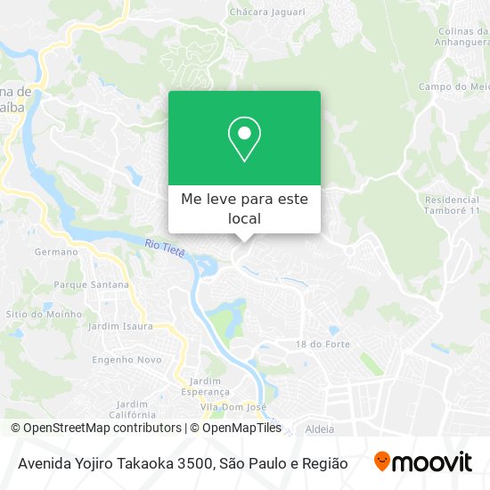 Avenida Yojiro Takaoka 3500 mapa