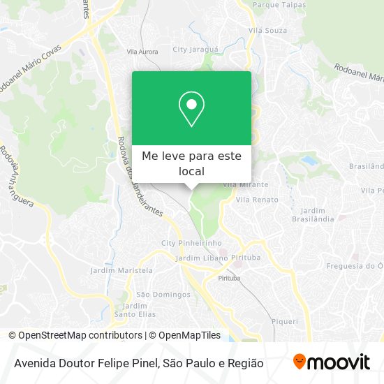 Avenida Doutor Felipe Pinel mapa