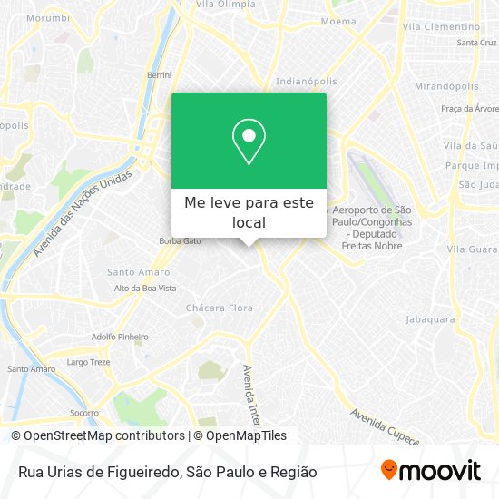 Rua Urias de Figueiredo mapa