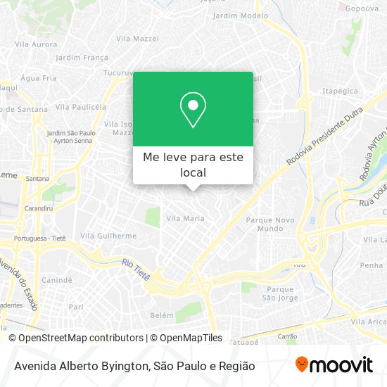 Avenida Alberto Byington mapa