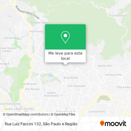 Rua Luiz Faccini 132 mapa